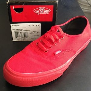 Red & Black (inside) Vans